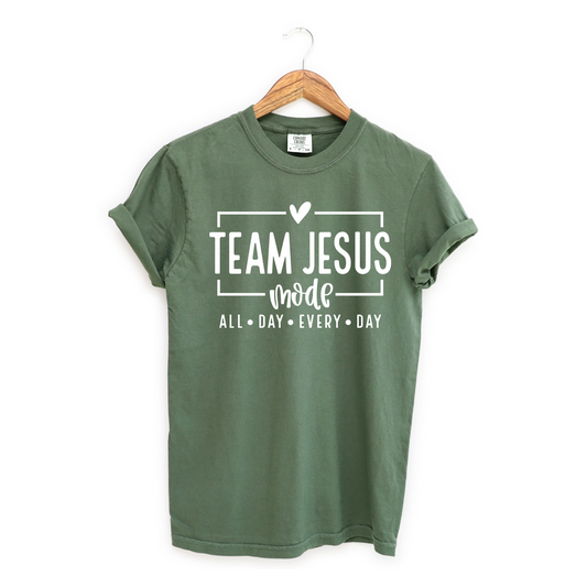 Team Jesus Comfort Color Short Sleeve T-Shirt