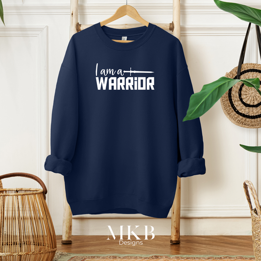 I am a Warrior Cozy Sweatshirt